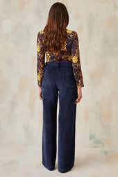 Pants Idéaliste velvet Midnight blue