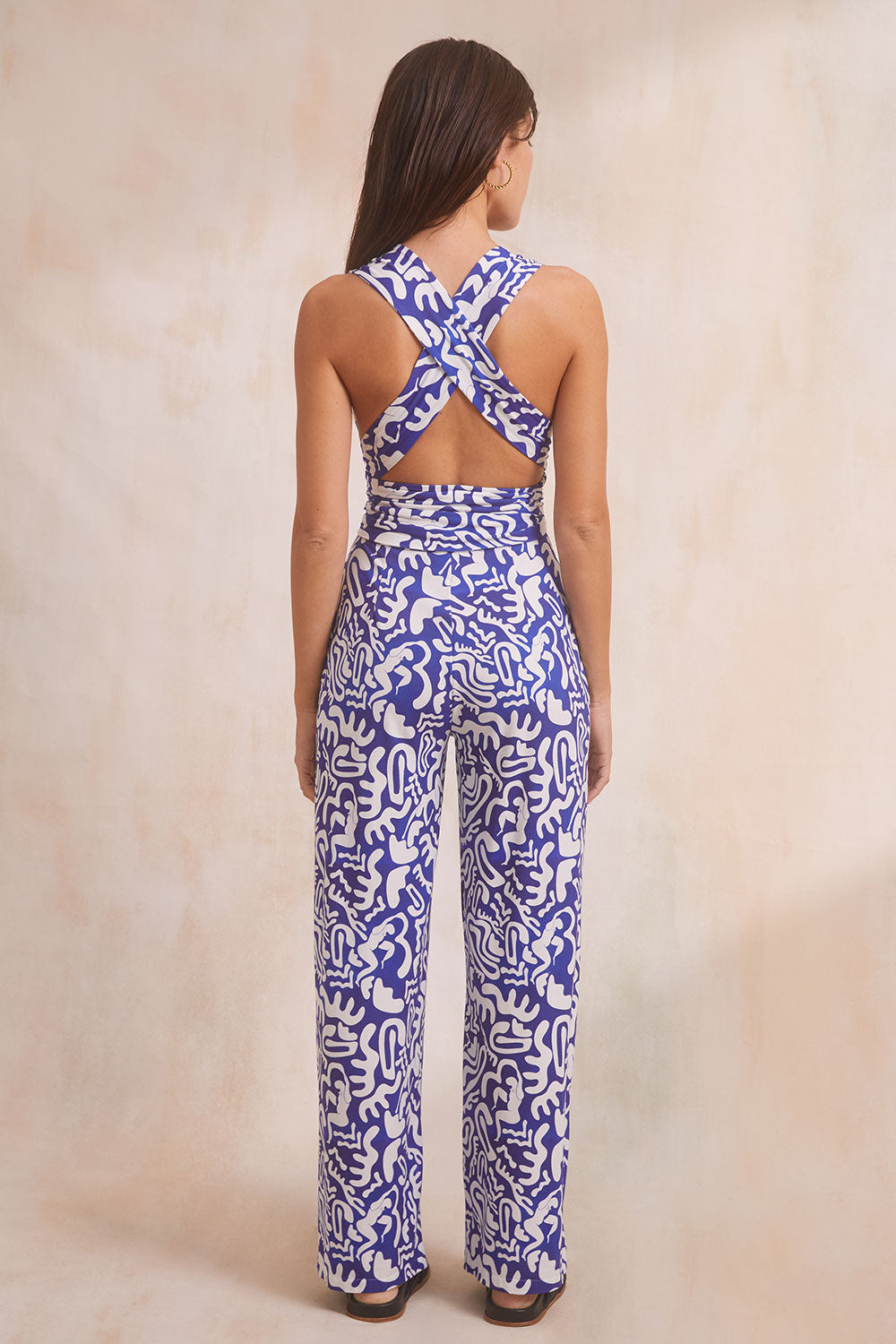 Venus store blue jumpsuit