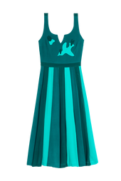 Eucalyptus silk dress