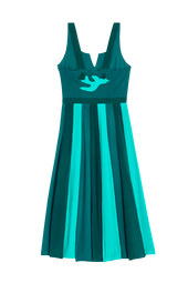 Eucalyptus silk dress