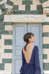 Iris silk dress