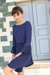 Iris silk dress