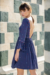 Iris silk dress