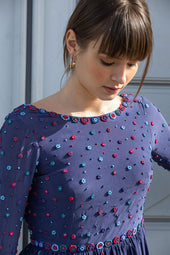 Iris silk dress