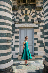 Eucalyptus silk dress