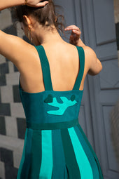 Eucalyptus silk dress