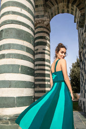 Eucalyptus silk dress