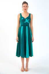 Eucalyptus silk dress