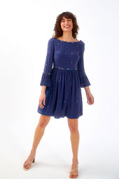 Iris silk dress