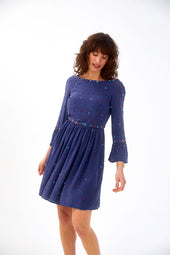 Iris silk dress