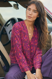 Envoutante Grigri silk Blouse