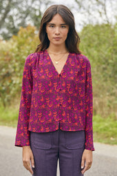 Envoutante Grigri silk Blouse