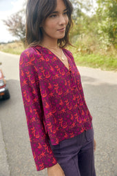 Envoutante Grigri silk Blouse