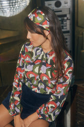 Blouse Olympe en soie Pégase
