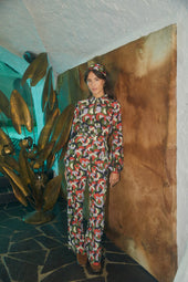 Olympe Pégase silk Pants