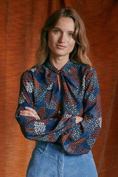 Blouse Olympe en soie Zodiac