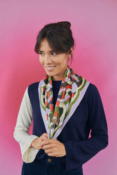 Foulard en soie Pégase
