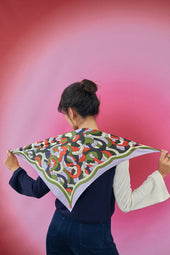 Foulard en soie Pégase