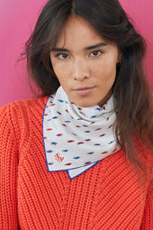 Foulard en soie Reine Elisabeth