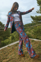 Pantalones de terciopelo Morphée Trèfle