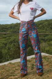 Pantalones de terciopelo Morphée Trèfle