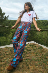 Pantalones de terciopelo Morphée Trèfle