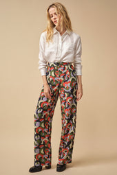 Olympe Pégase silk Pants