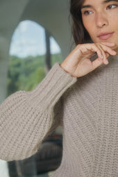 Pull Envoutant Gris Galaxie