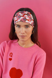Foulard en soie Dame de Cœur
