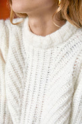 Pull Envoutant Blanc Innocent