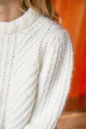 Pull Envoutant Blanc Innocent