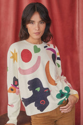 Pull en laine Soi x Leona Rose