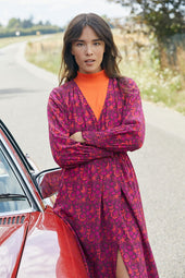 Robe Héroïne en soie Grigri