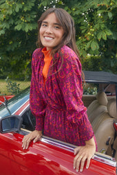 Vestido Heroína de seda Grigri