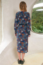 Vestido Heroína de seda Zodiac