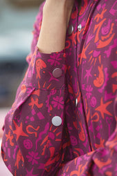 Dress Imprévisible in Grigri silk