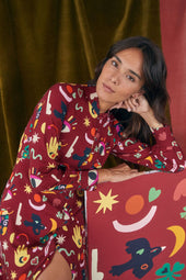Robe Victoria Soi x Leona Rose