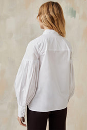 Blouse Fabuleuse en coton Blanc Innocent