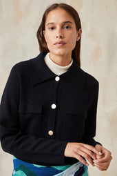 Wool cardigan Idéaliste