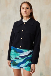 Wool cardigan Idéaliste