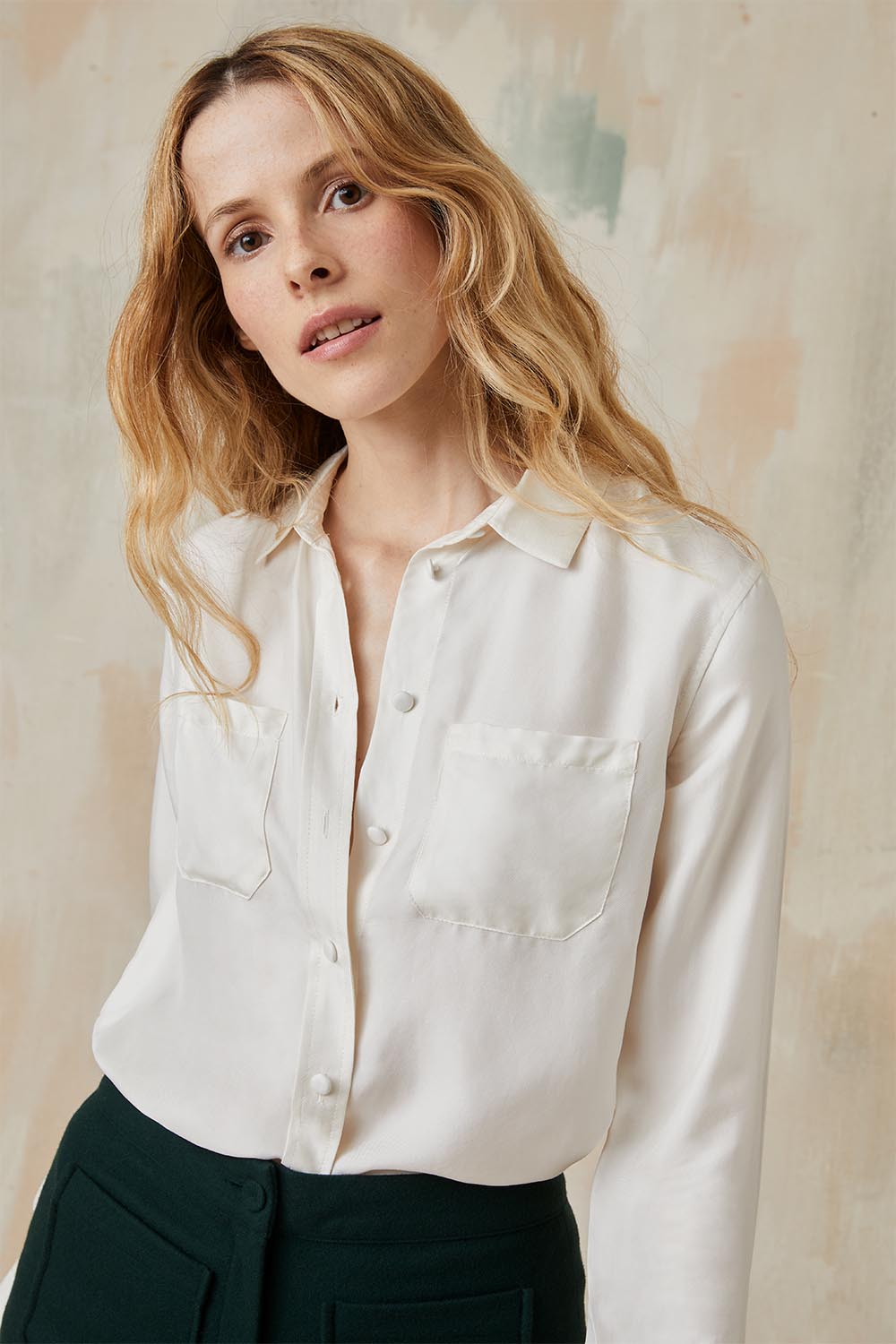 Bourrienne Haut Coton Femme POETESSE Shirt - Main Image