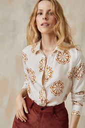 Jeux de Jambes Doré silk Shirt