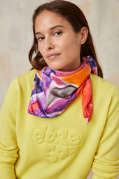Foulard en soie Délices