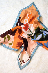 Pañuelo de seda Soi x Laetitia Rouget