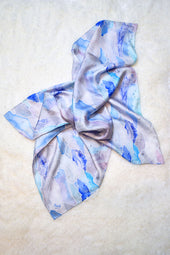 Foulard en soie Givre