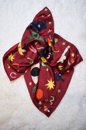 Pañuelo de seda Soi x Leona Rose