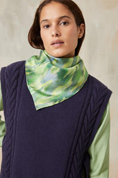 Foulard en soie Boréal