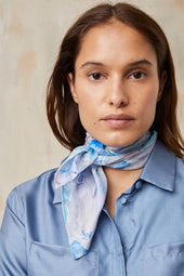 Foulard en soie Givre