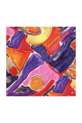 Foulard en soie Délices