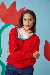 Jersey rojo bermellón